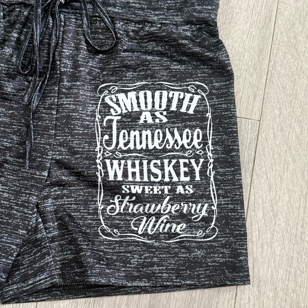 Tennessee Whiskey “Day Drinkin'' Graphic Lounge Shorts - Picture 3 of 7